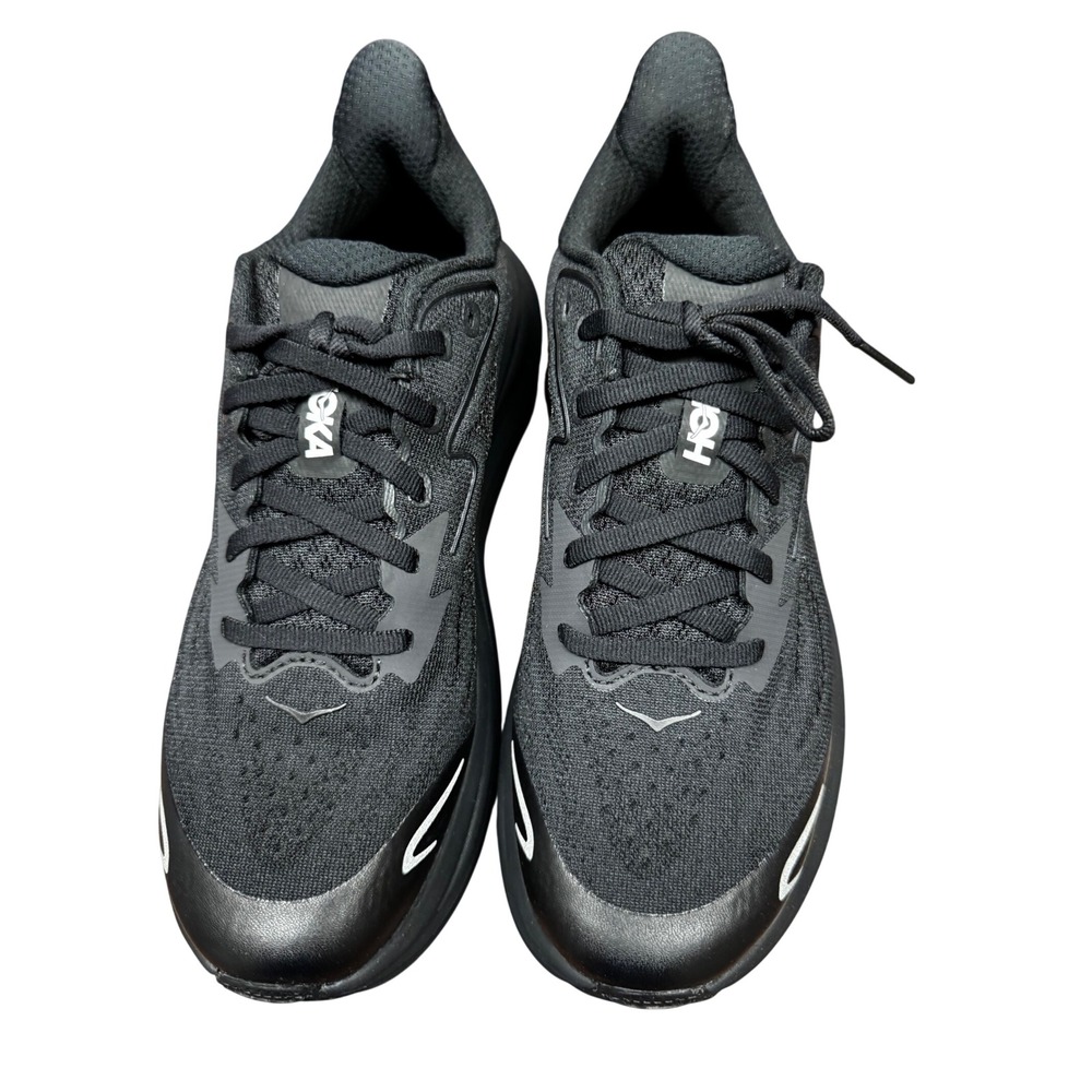 Hoka One One Clifton 9 Big Kids Black Running Shoes 1168860 BBLC 5Y 5MD - Picture 5 of 6